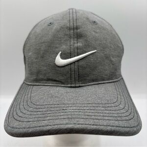Nike Golf Ultralight Contrast Unisex Heather Gray Adjustable Strap Back Hat OSFM